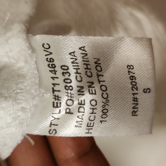 Vici Short Sleeve Striped Button Down Blouse S - Picture 5 of 7